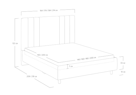 Кровать Agnes